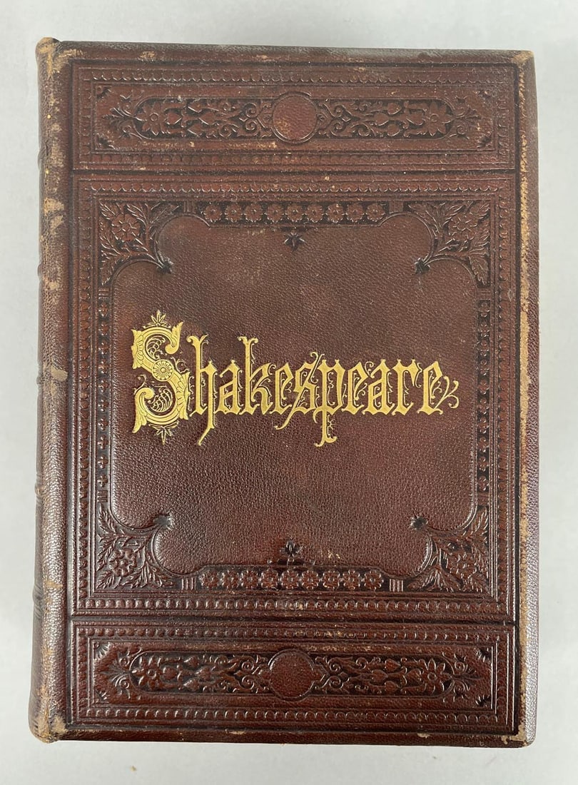 1878 The Complete Works of William Shakespeare Illustrated Hardcover Book (1 of 6)
