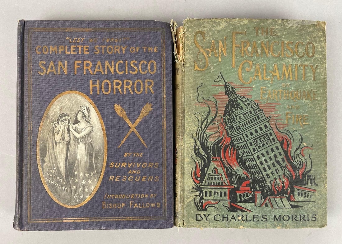 Group of 2 1906 San Francisco Disaster Hardcover Books (1 of 4)