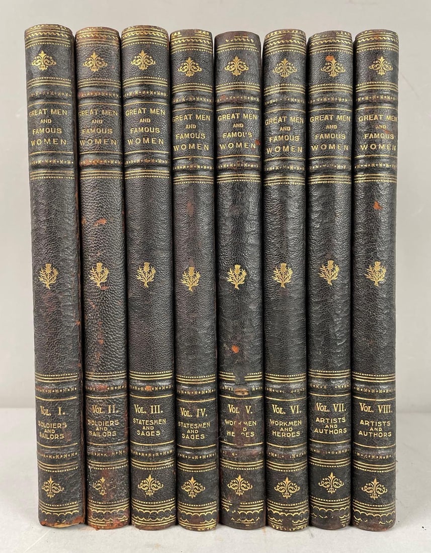 1894 Great Men and Famous Women Vol. 1 - 8: In-House Shipping Option: If you would like to use our in-house shipping service, please select “Arrange My Own Shipping” when paying your invoice. After payment, our in-house shipping team wi