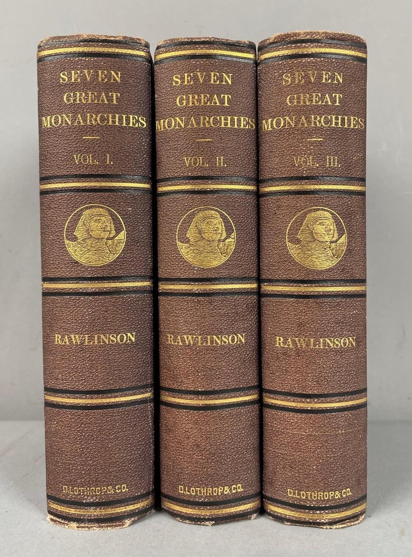 1884 Seven Great Monarchies of the Ancient Eastern World Vol. 1 -3: In-House Shipping Option: If you would like to use our in-house shipping service, please select “Arrange My Own Shipping” when paying your invoice. After payment, our in-house shipping team wi