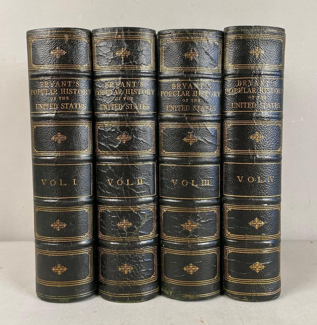 1876 Bryant's Popular History of the United States Vol. 1 - 4 (1 of 5)