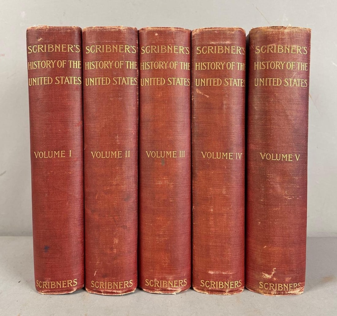 1897 Scribner's History of the United States Vol. 1 - 5: In-House Shipping Option: If you would like to use our in-house shipping service, please select “Arrange My Own Shipping” when paying your invoice. After payment, our in-house shipping team wi