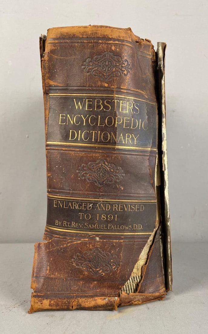 1891 Webster's Encyclopedic Dictionary Hardcover Book: In-House Shipping Option: If you would like to use our in-house shipping service, please select “Arrange My Own Shipping” when paying your invoice. After payment, our in-house shipping team wi
