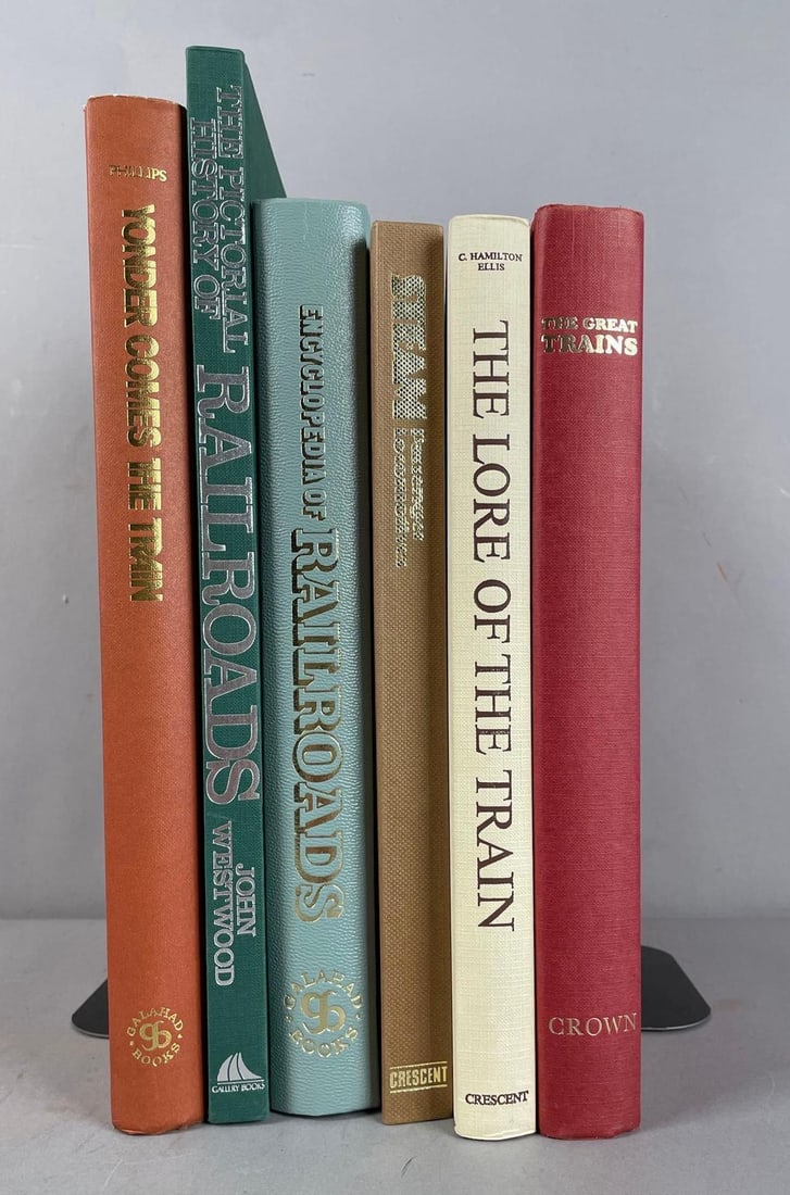 Group of Railroad Hardcover Books: In-House Shipping Option: If you would like to use our in-house shipping service, please select “Arrange My Own Shipping” when paying your invoice. After payment, our in-house shipping team