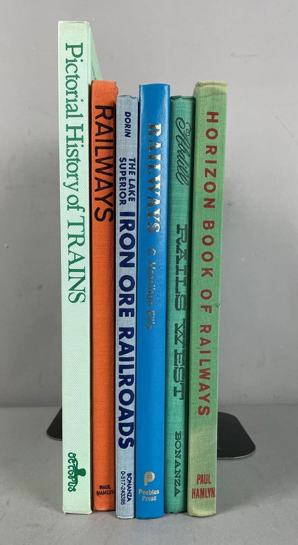 Group of Railroad Hardcover Books: In-House Shipping Option: If you would like to use our in-house shipping service, please select “Arrange My Own Shipping” when paying your invoice. After payment, our in-house shipping team wi