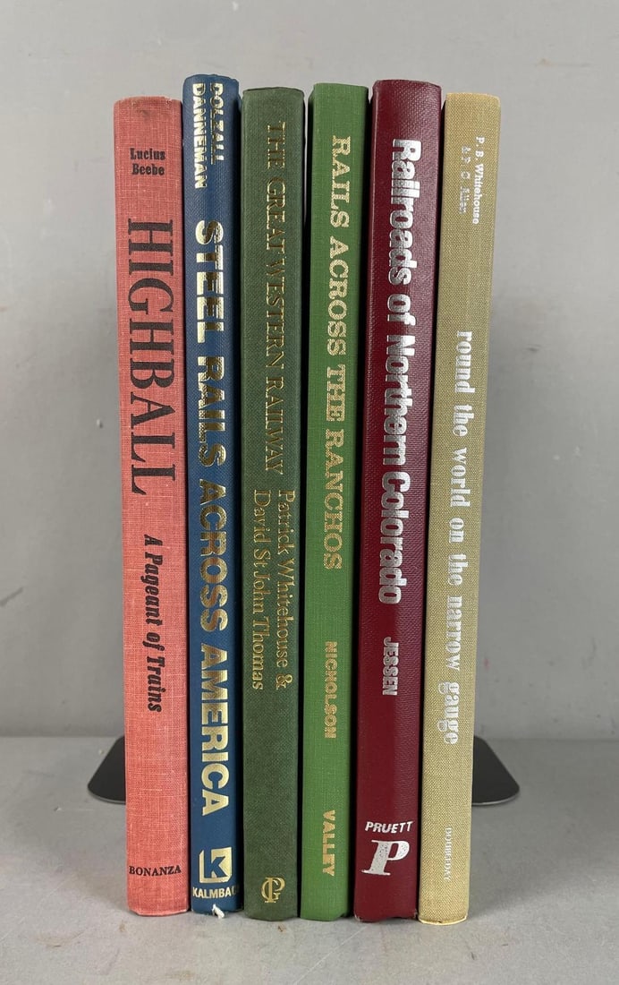 Group of Railroad Hardcover Books: In-House Shipping Option: If you would like to use our in-house shipping service, please select “Arrange My Own Shipping” when paying your invoice. After payment, our in-house shipping team wi