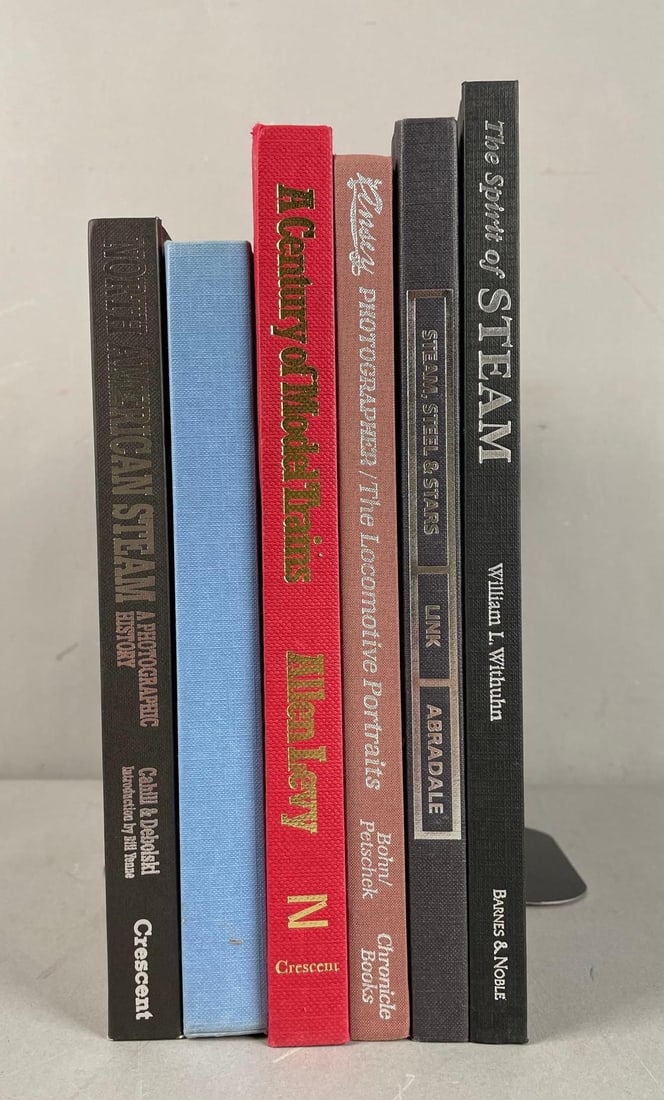 Group of Railroad Hardcover Books: In-House Shipping Option: If you would like to use our in-house shipping service, please select “Arrange My Own Shipping” when paying your invoice. After payment, our in-house shipping team