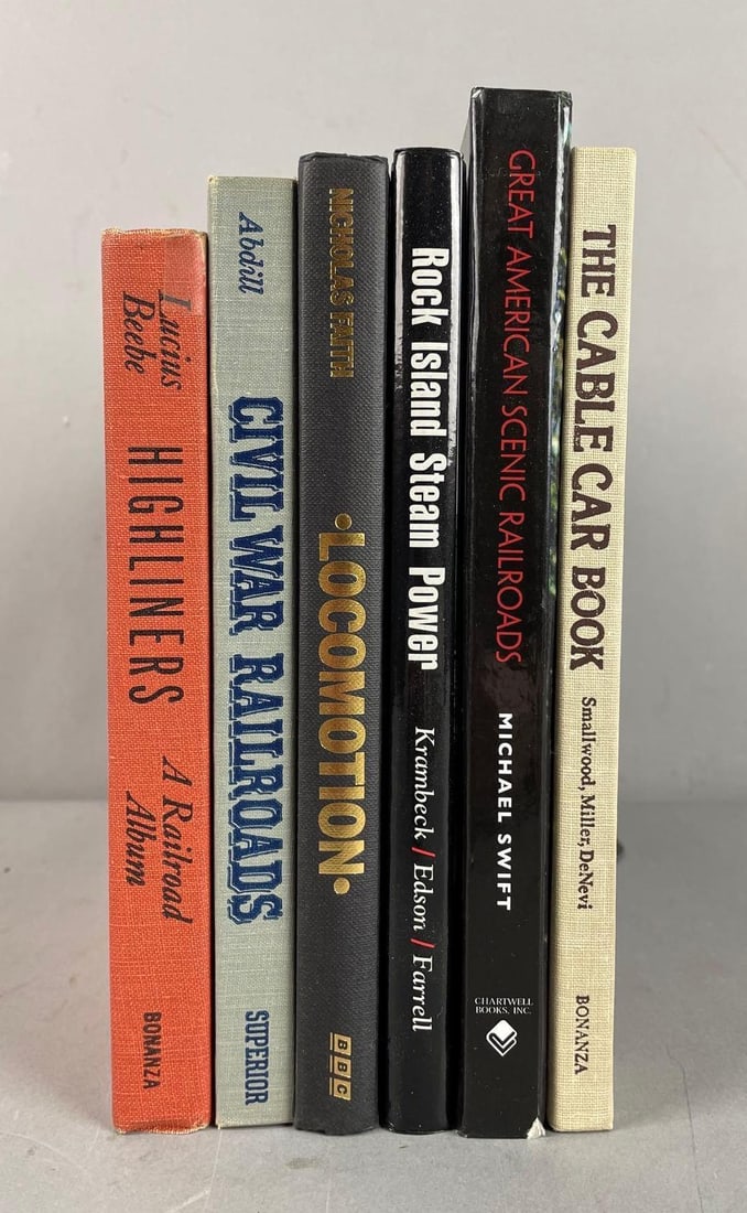 Group of Railroad Hardcover Books (1 of 2)