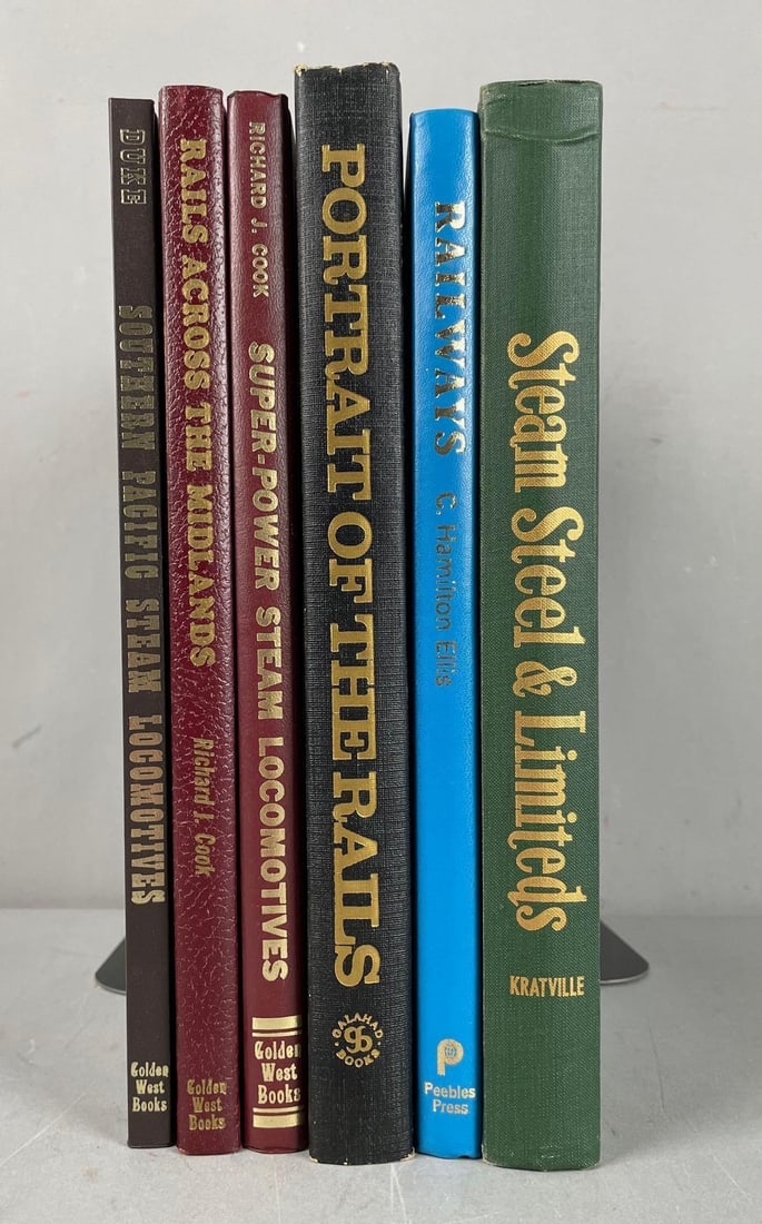 Group of Railroad Hardcover Books: In-House Shipping Option: If you would like to use our in-house shipping service, please select “Arrange My Own Shipping” when paying your invoice. After payment, our in-house shipping team wi