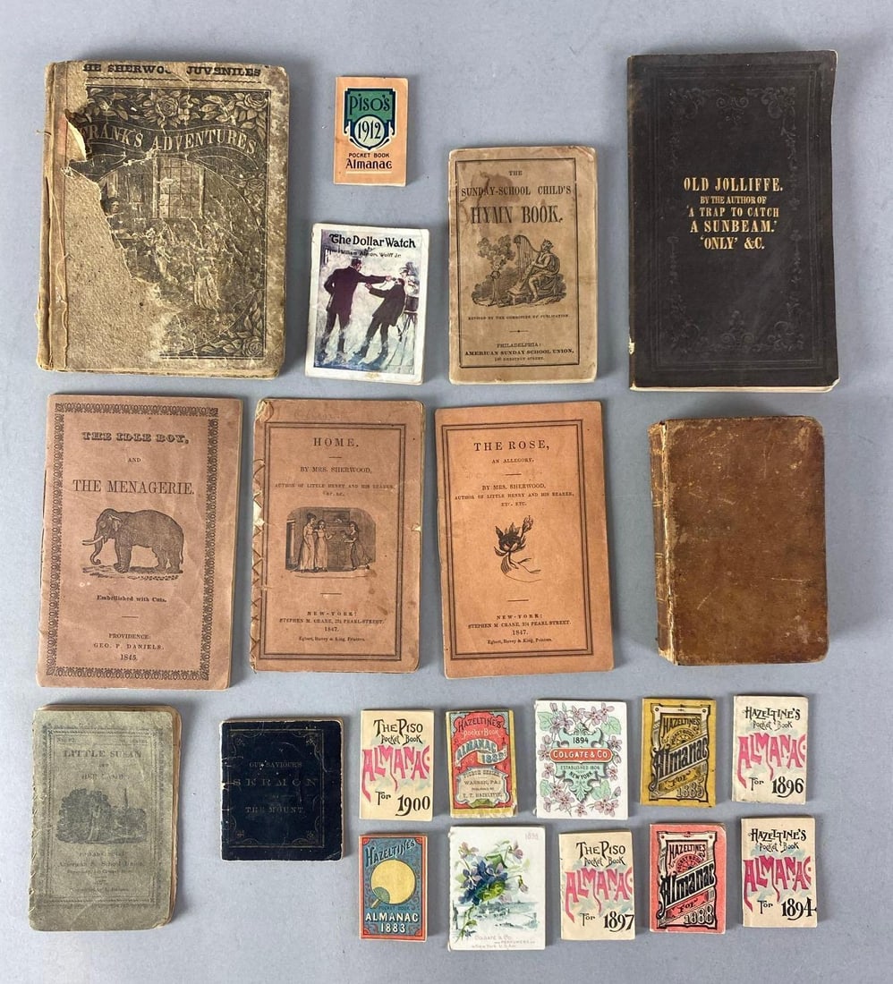 Group of Antique Pocket Books and More (1 of 3)