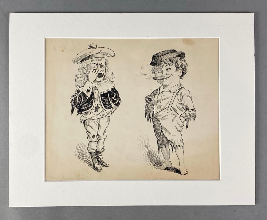 Signed Pen and Ink Social Caricature Drawing: In-House Shipping Option: If you would like to use our in-house shipping service, please select “Arrange My Own Shipping” when paying your invoice. After payment, our in-house shipping team wi