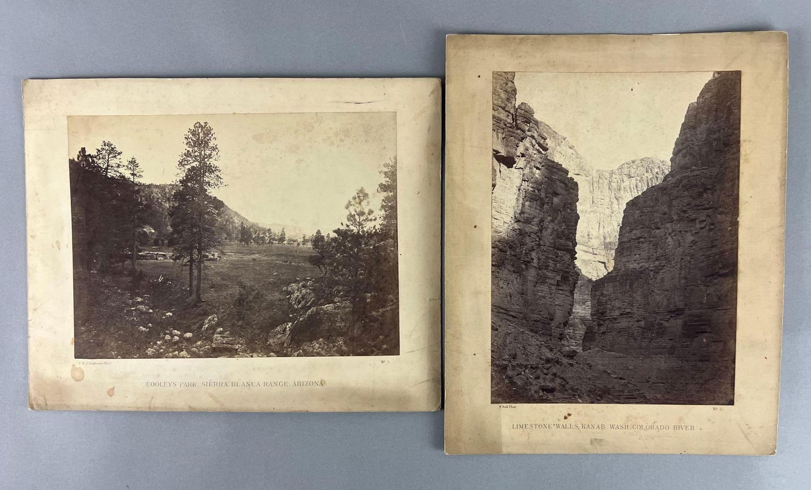 Group of 2 Antique Photographs of National Parks: In-House Shipping Option: If you would like to use our in-house shipping service, please select “Arrange My Own Shipping” when paying your invoice. After payment, our in-house shipping team wi