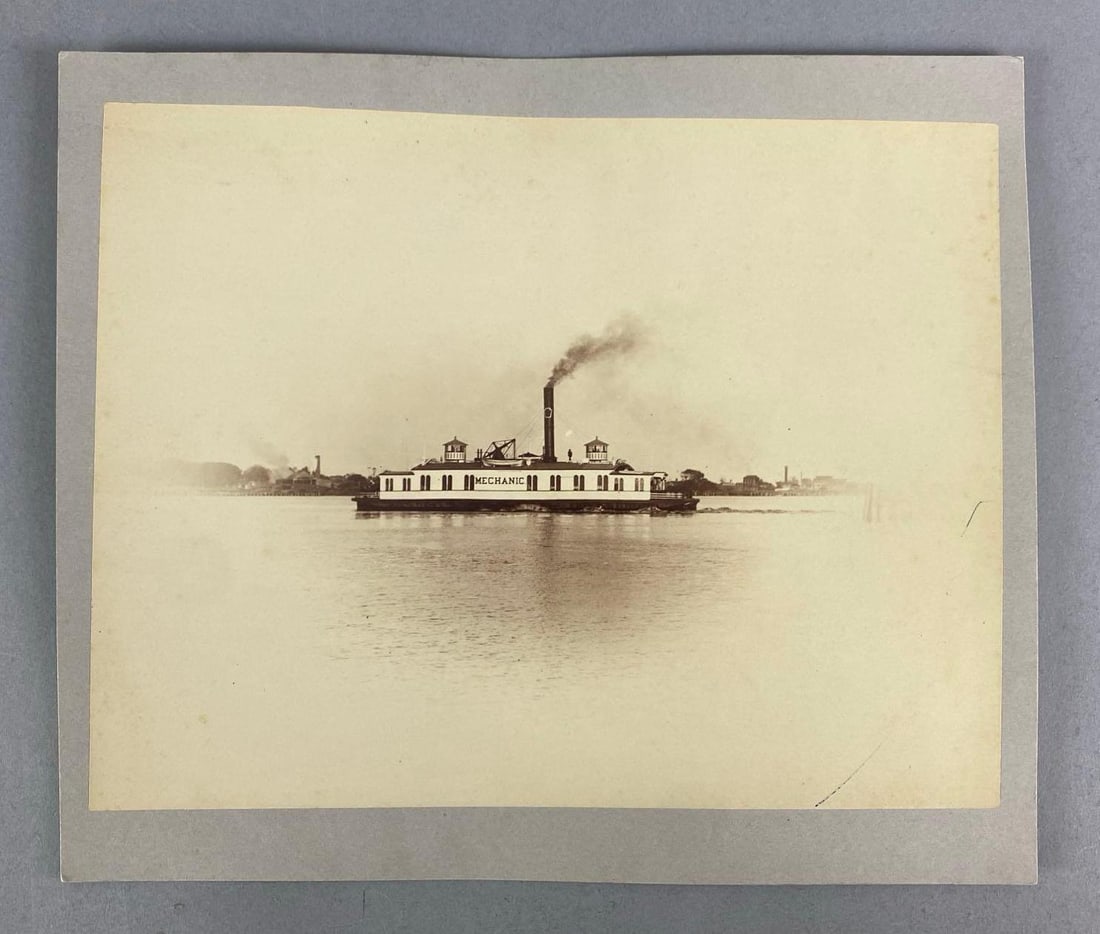 Antique Mechanic Steamboat on River Photograph: In-House Shipping Option: If you would like to use our in-house shipping service, please select “Arrange My Own Shipping” when paying your invoice. After payment, our in-house shipping team wi