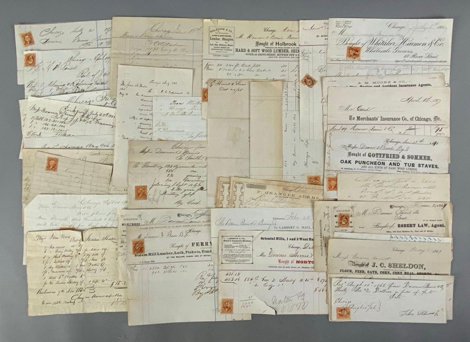 Group of 1860s-1870s Letters (1 of 3)