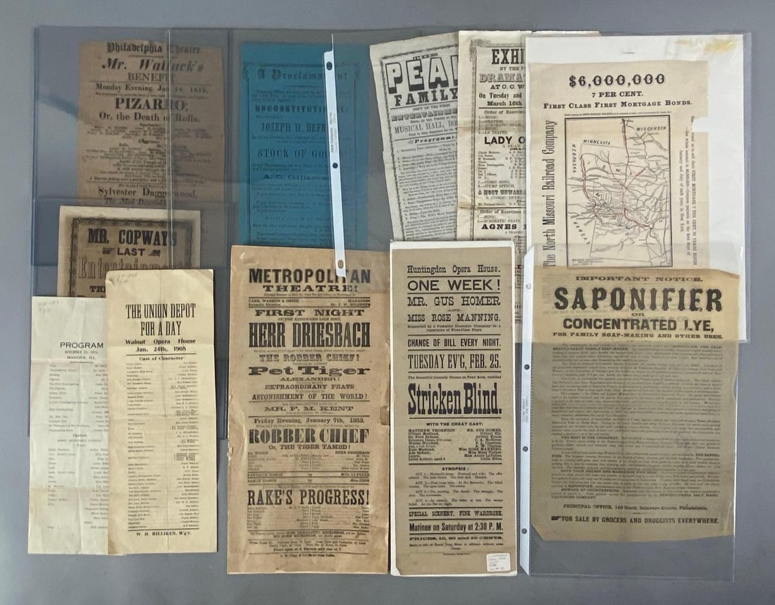 Group of Antique Advertising Posters: In-House Shipping Option: If you would like to use our in-house shipping service, please select “Arrange My Own Shipping” when paying your invoice. After payment, our in-house shipping team wi