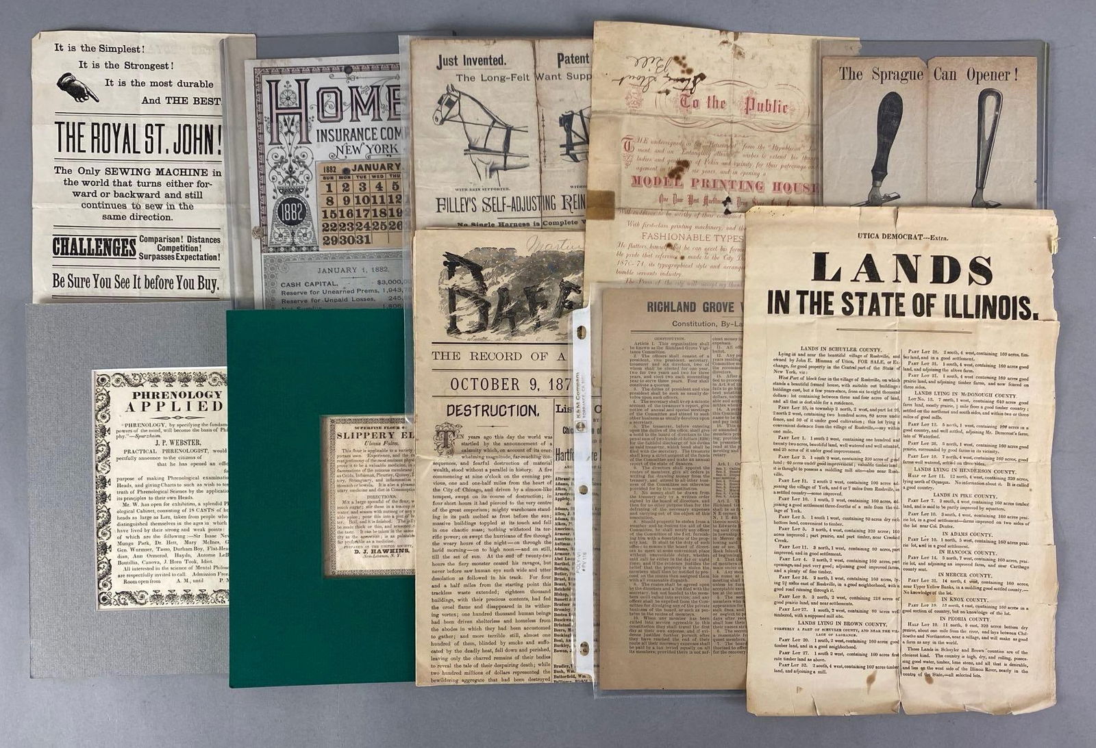 Group of Antique Ephemera: In-House Shipping Option: If you would like to use our in-house shipping service, please select “Arrange My Own Shipping” when paying your invoice. After payment, our in-house shipping team wi