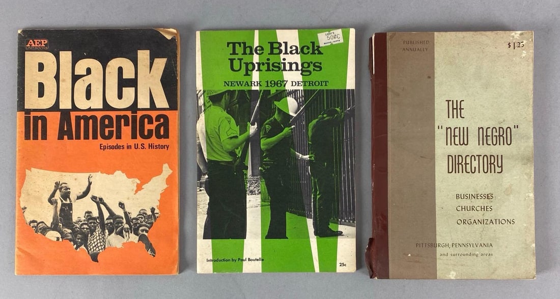 Group of 3 1960s African American Books (1 of 2)