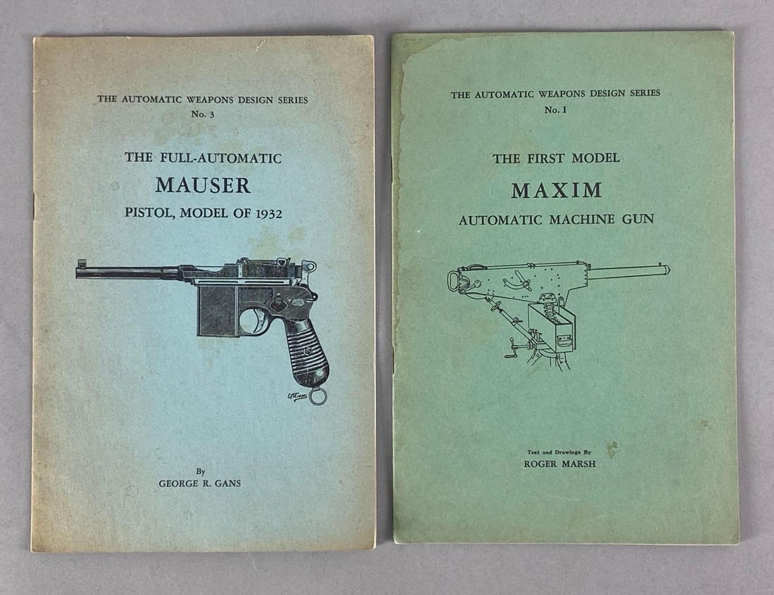 Group of 2 1945 LE Automatic Weapons Design Series Books: In-House Shipping Option: If you would like to use our in-house shipping service, please select “Arrange My Own Shipping” when paying your invoice. After payment, our in-house shipping team wi