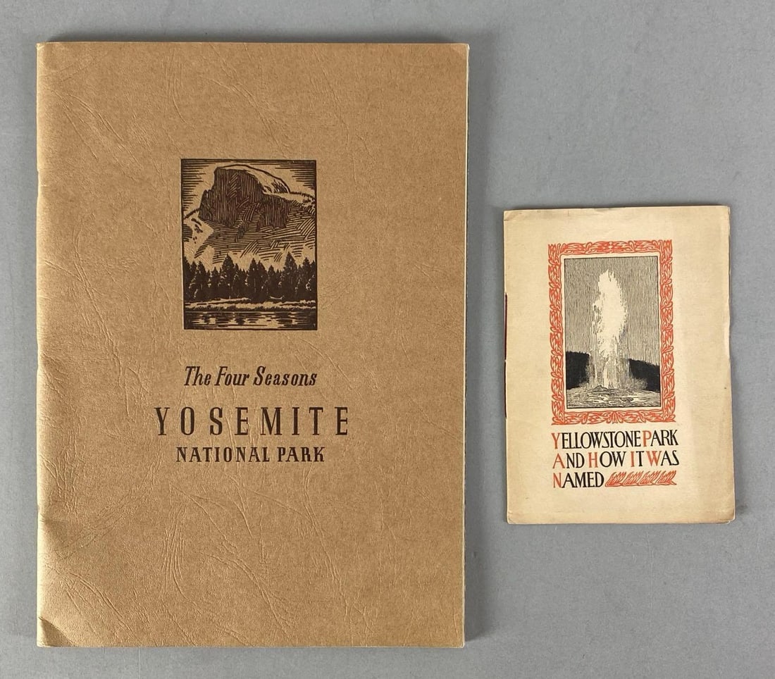 Group of 2 1930s United States National Park Books (1 of 2)