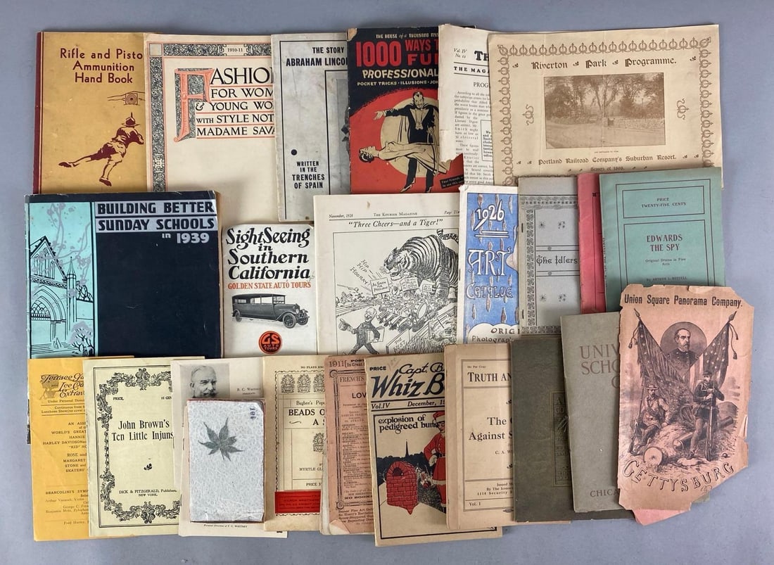 Group of Vintage Booklets and Manuals and More: In-House Shipping Option: If you would like to use our in-house shipping service, please select “Arrange My Own Shipping” when paying your invoice. After payment, our in-house shipping team wi