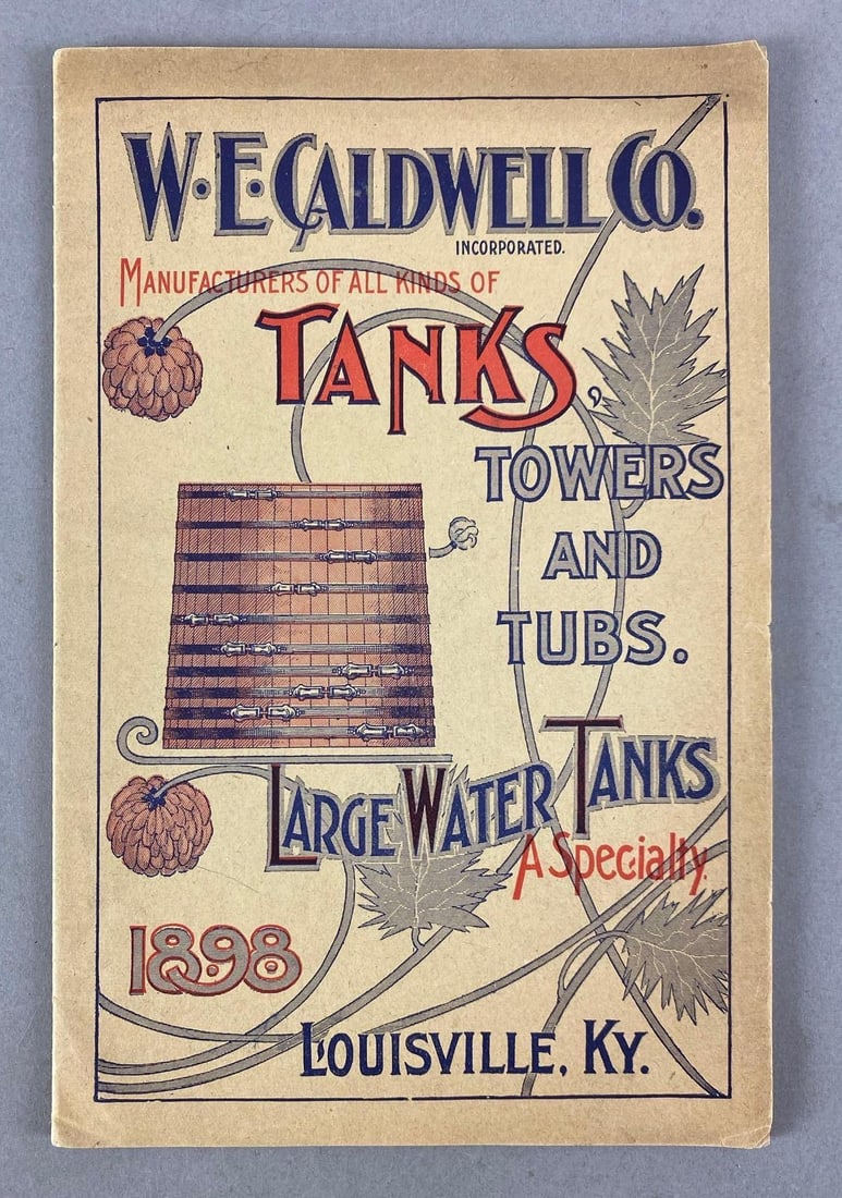 1898 WE Caldwell Co Large Water Tanks Catalog: In-House Shipping Option: If you would like to use our in-house shipping service, please select “Arrange My Own Shipping” when paying your invoice. After payment, our in-house shipping team wi