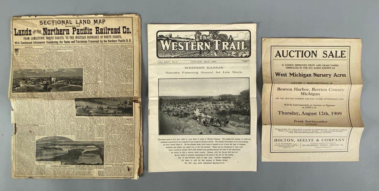 Group of Antique Land Documents and More (1 of 3)