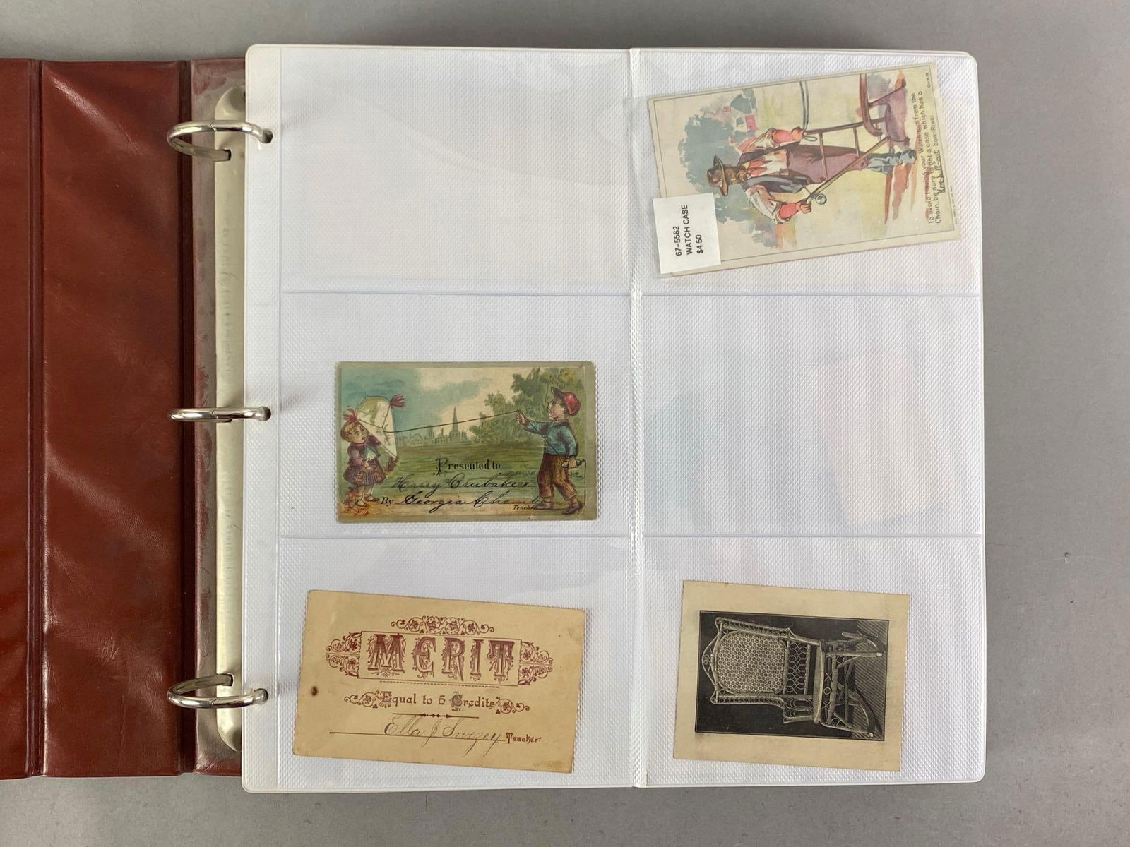 Album of 250+ Antique Reward of Merit Cards (1 of 9)