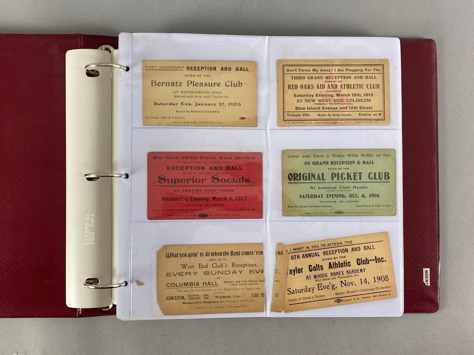 Album of 110+ Antique Social Event Invites (1 of 7)