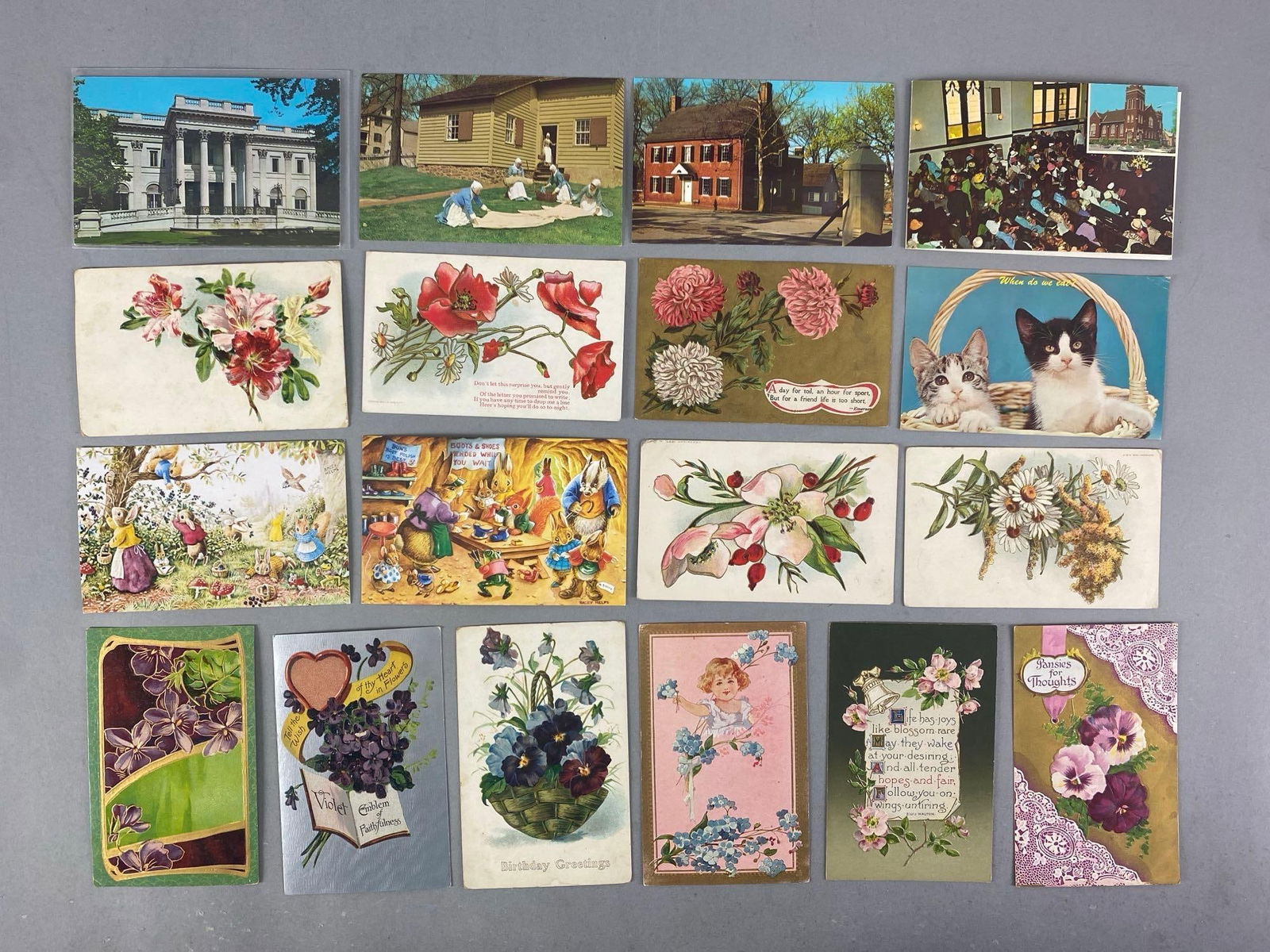 Postcards - 1200+ Assorted - 2