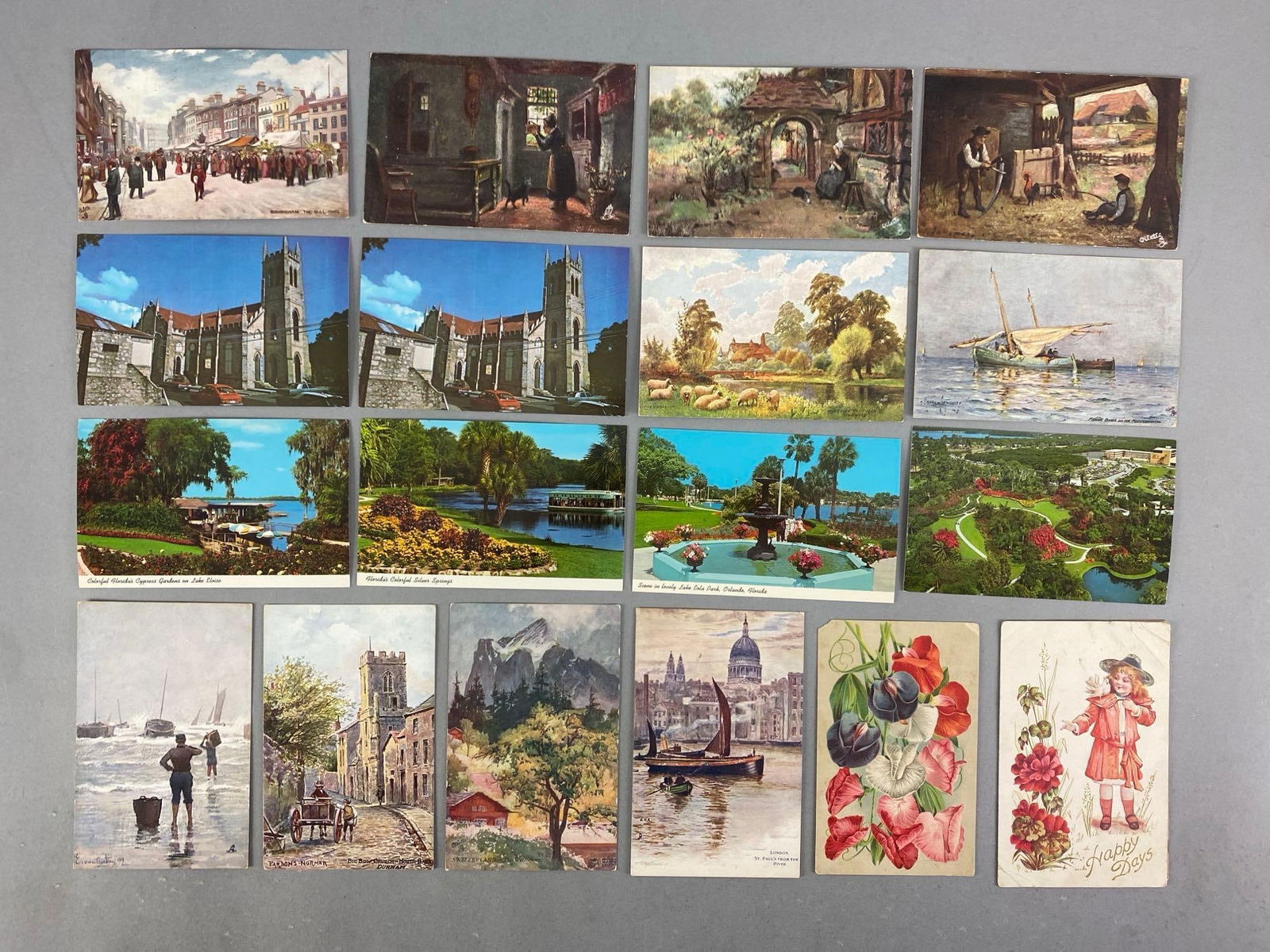 Postcards - 1200+ Assorted - 2