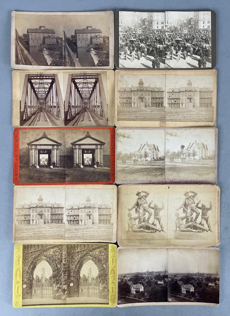 Group of Antique Stereoviews: In-House Shipping Option: If you would like to use our in-house shipping service, please select “Arrange My Own Shipping” when paying your invoice. After payment, our in-house shipping team wi