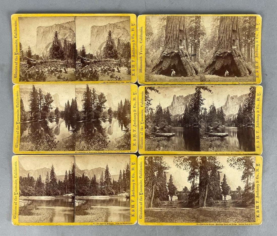 Group of 1870s Yosemite Stereoviews: In-House Shipping Option: If you would like to use our in-house shipping service, please select “Arrange My Own Shipping” when paying your invoice. After payment, our in-house shipping team wi