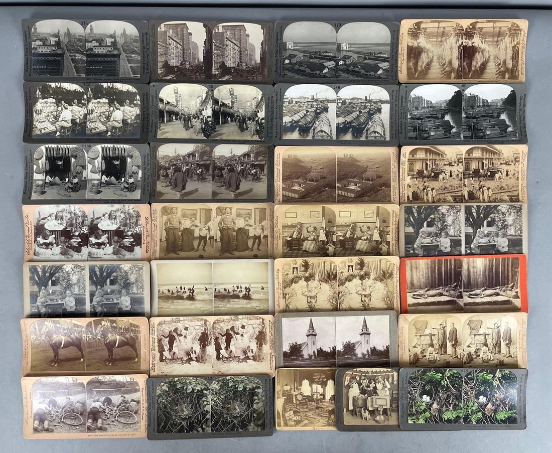 Group of Antique Stereoviews (1 of 3)