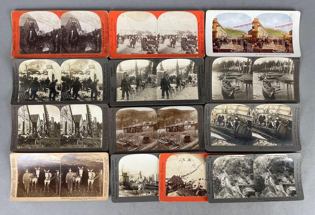 Group of Antique Alaska Mining Stereoviews and More: In-House Shipping Option: If you would like to use our in-house shipping service, please select “Arrange My Own Shipping” when paying your invoice. After payment, our in-house shipping team wi
