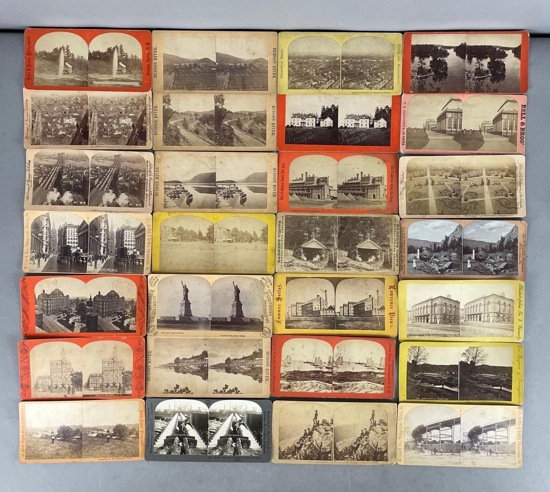 Group of Antique U.S. Views Stereoviews (1 of 3)
