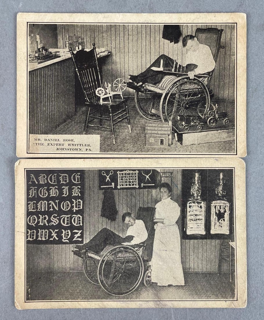 Group of 2 Mr. Daniel Rose The Expert Whittler Postcards: In-House Shipping Option: If you would like to use our in-house shipping service, please select “Arrange My Own Shipping” when paying your invoice. After payment, our in-house shipping team wi