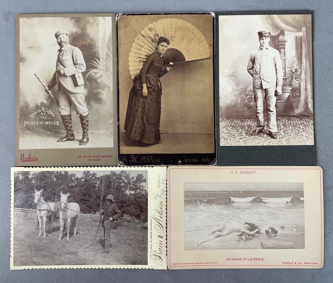 Group of Antique Cabinet Cards (1 of 2)