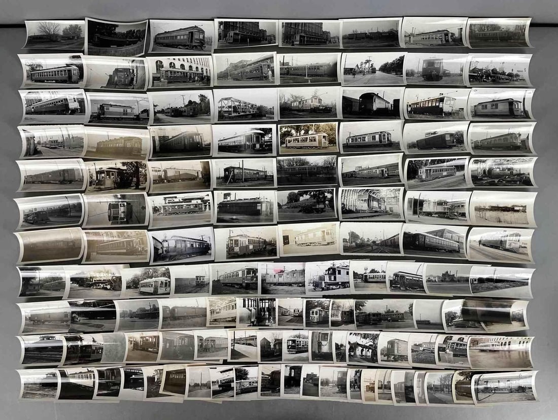 Approximately 120 Vintage Train and Trolley Photos: In-House Shipping Option: If you would like to use our in-house shipping service, please select “Arrange My Own Shipping” when paying your invoice. After payment, our in-house shipping team wi