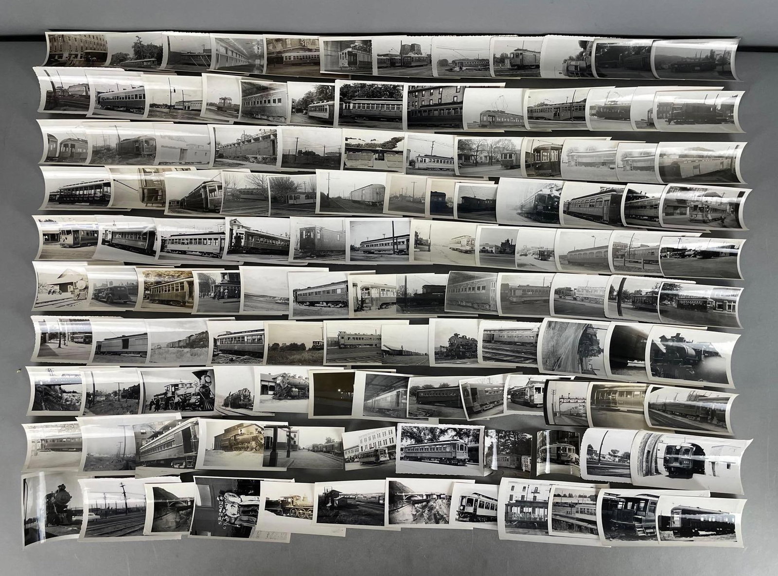 Approximately 120 Vintage Train and Trolley Photos: In-House Shipping Option: If you would like to use our in-house shipping service, please select “Arrange My Own Shipping” when paying your invoice. After payment, our in-house shipping team wi