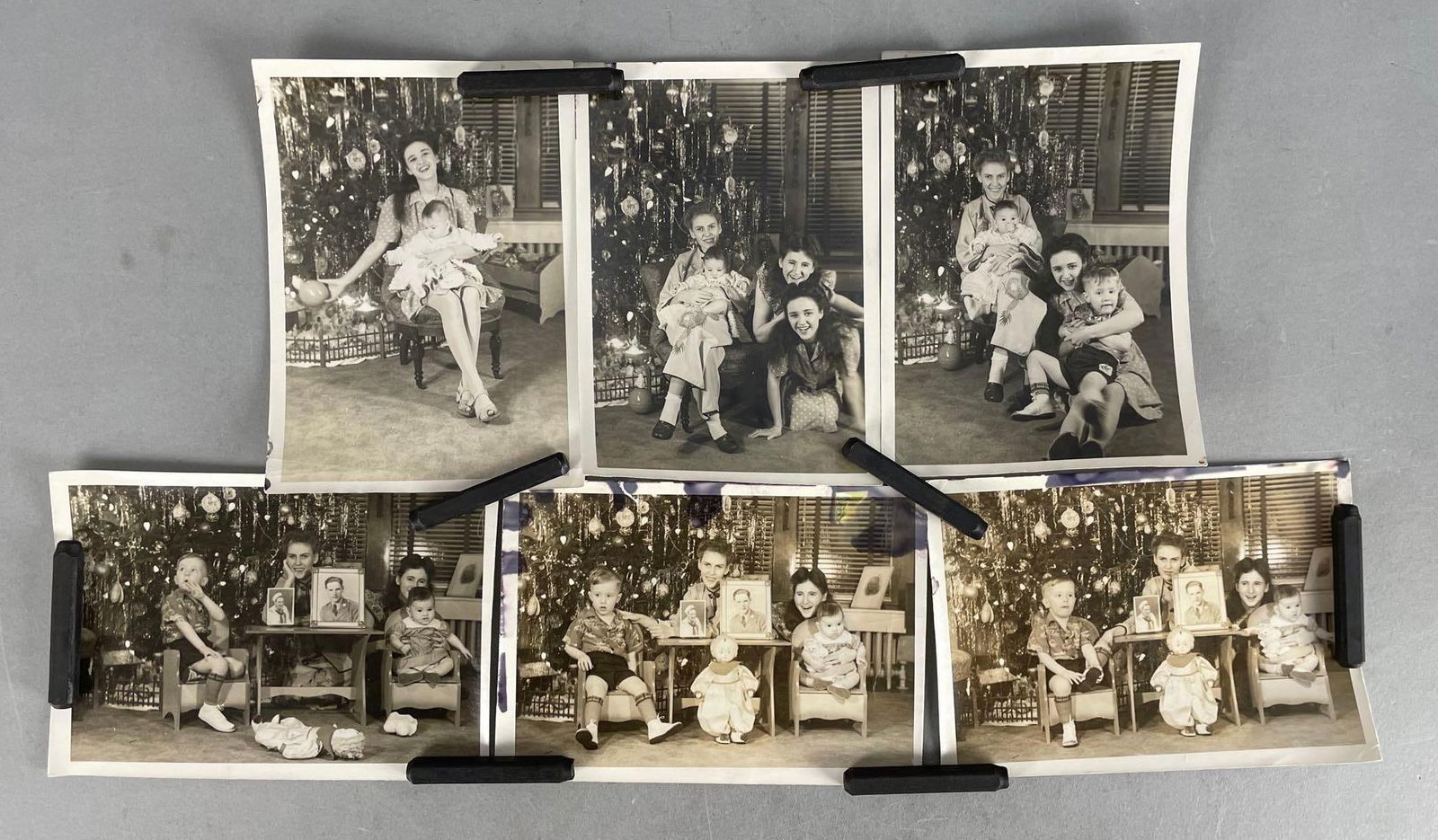 Group of Vintage Family Christmas Photos (1 of 3)