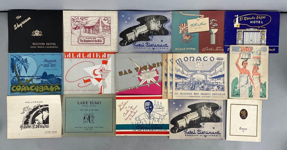 Group of Vintage Souvenir Nightclub Photos and More: In-House Shipping Option: If you would like to use our in-house shipping service, please select “Arrange My Own Shipping” when paying your invoice. After payment, our in-house shipping team wi