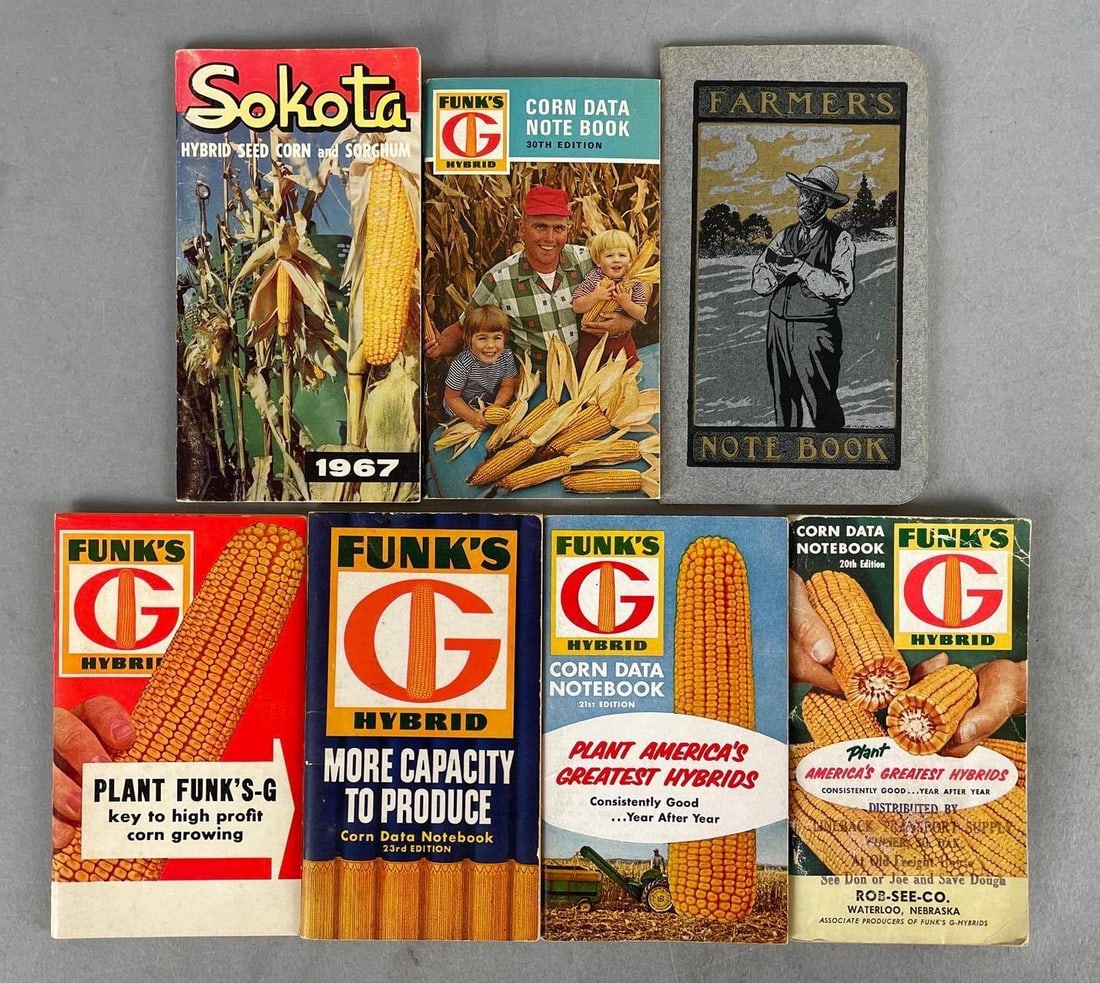 Group of Vintage Seed Corn Advertising Pocket Notebooks: In-House Shipping Option: If you would like to use our in-house shipping service, please select “Arrange My Own Shipping” when paying your invoice. After payment, our in-house shipping team wi
