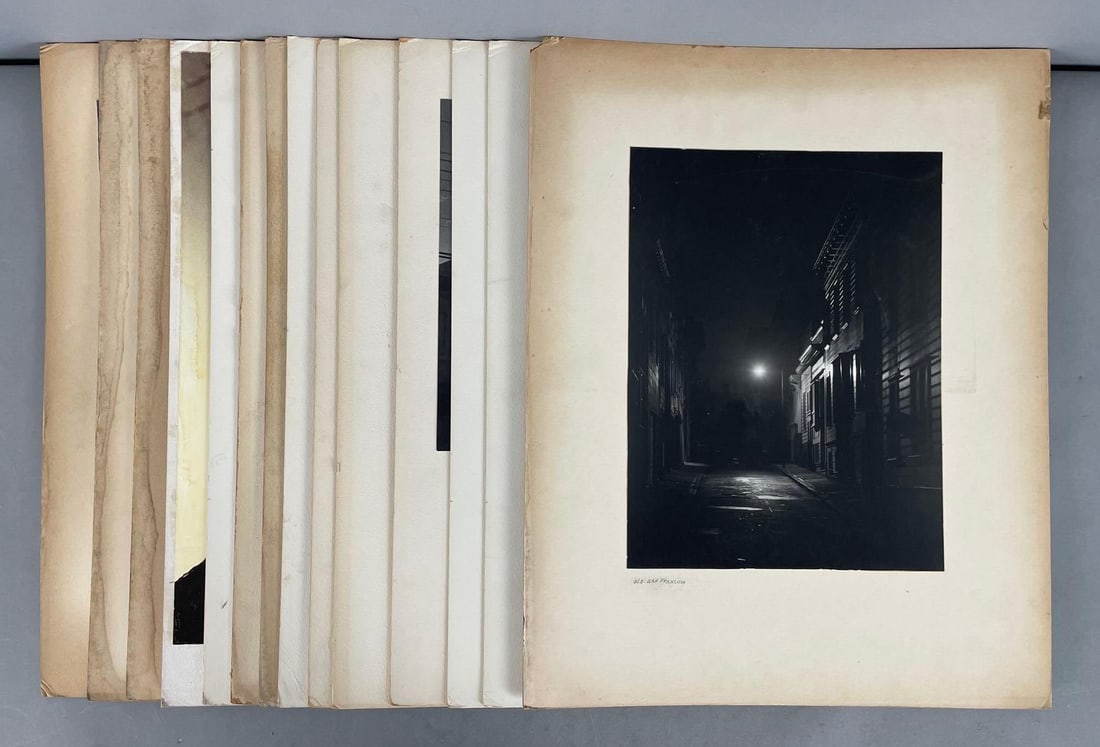 Group of Vintage Enlarged Exhibited Art Photos: In-House Shipping Option: If you would like to use our in-house shipping service, please select “Arrange My Own Shipping” when paying your invoice. After payment, our in-house shipping team wi