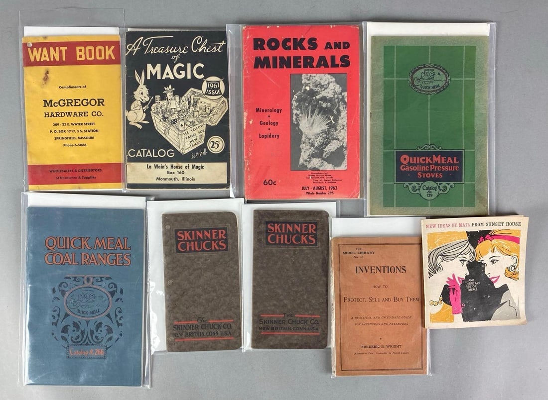 Group of Vintage Catalogs and Manuals (1 of 3)