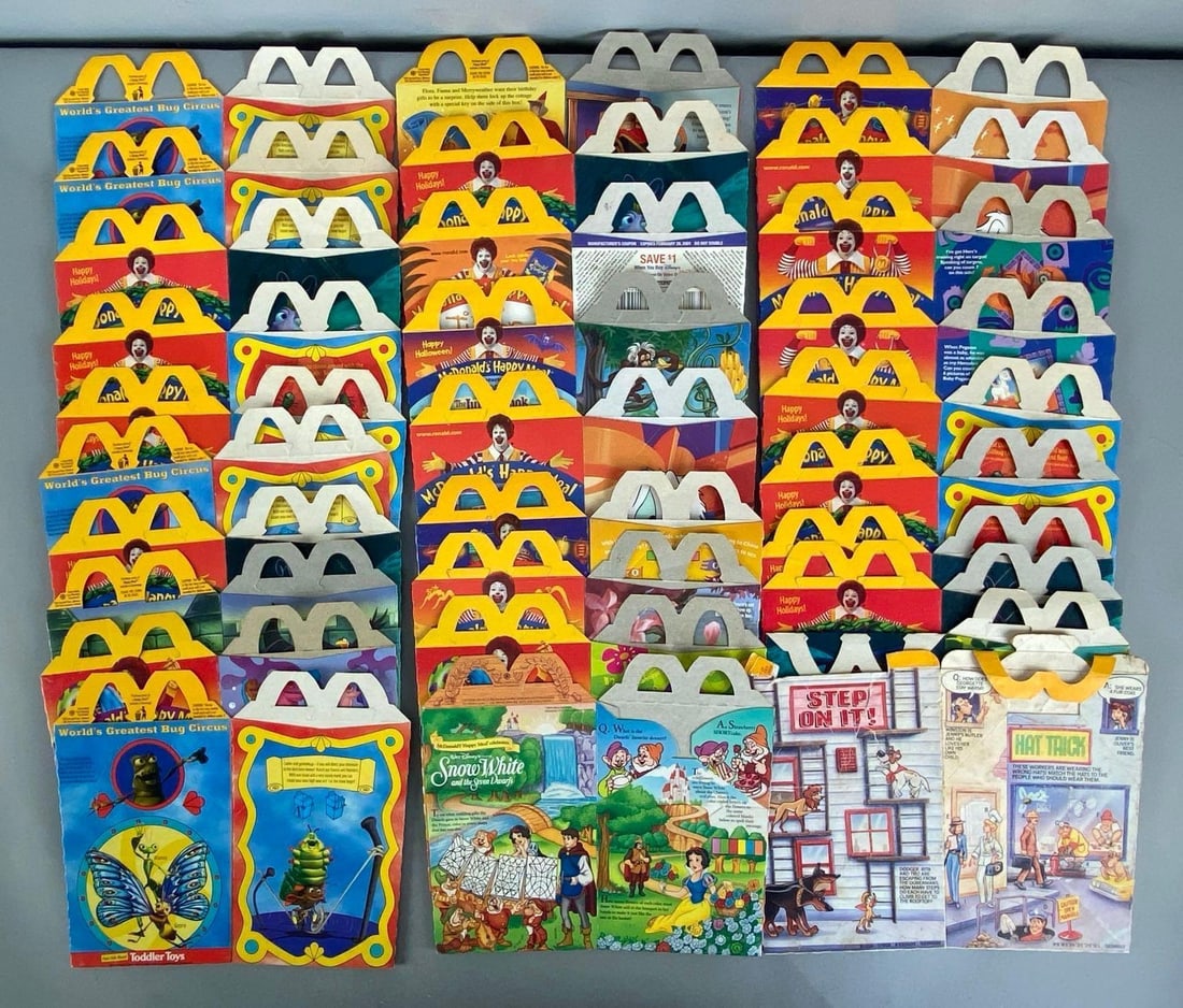 Group of McDonalds Happy Meal Premium Boxes: In-House Shipping Option: If you would like to use our in-house shipping service, please select “Arrange My Own Shipping” when paying your invoice. After payment, our in-house shipping team wi