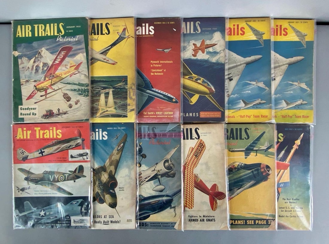 Group of Vintage Air Trails Magazines: In-House Shipping Option: If you would like to use our in-house shipping service, please select “Arrange My Own Shipping” when paying your invoice. After payment, our in-house shipping team wi