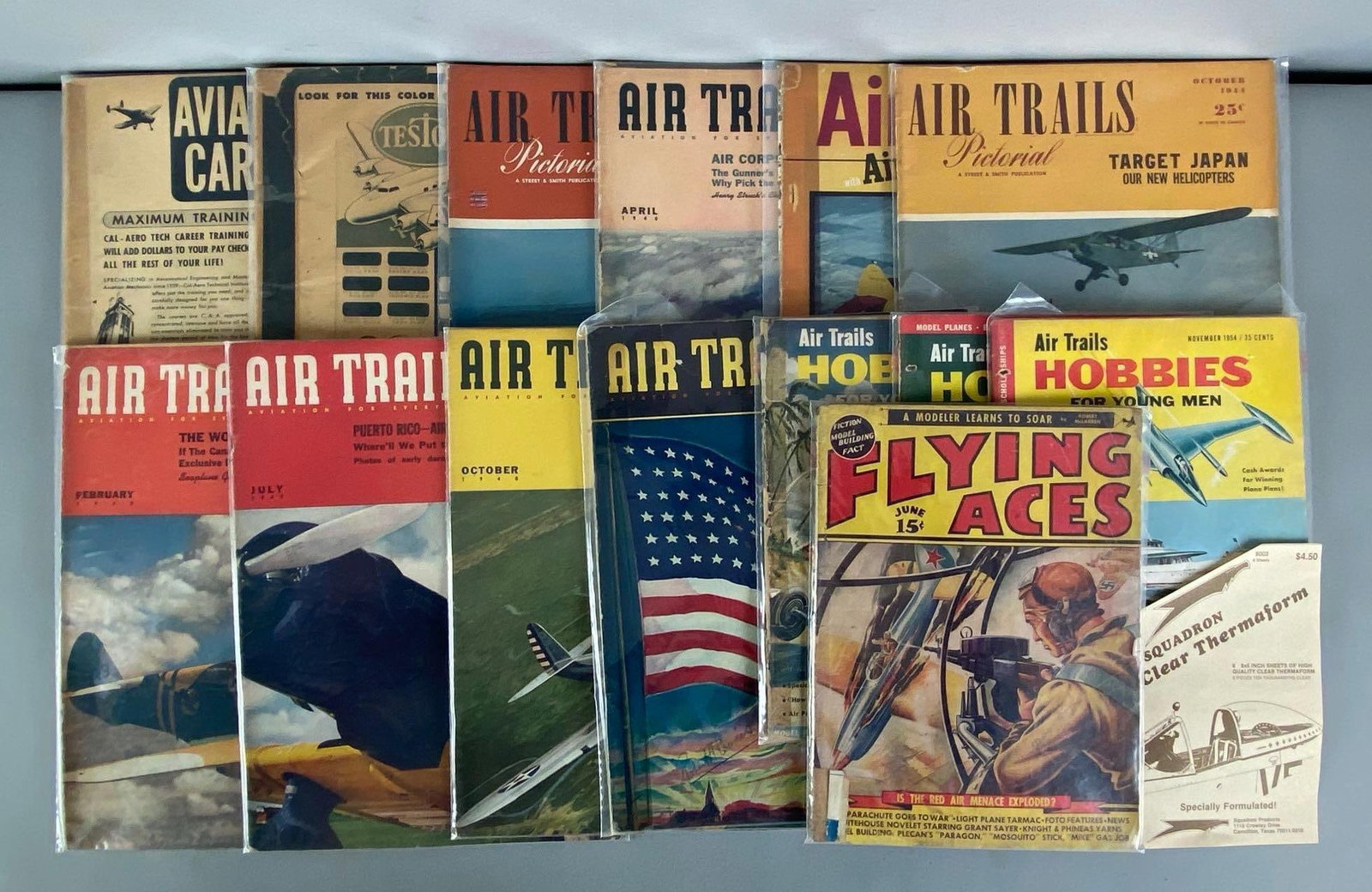Group of Assorted Aircraft Magazines: In-House Shipping Option: If you would like to use our in-house shipping service, please select “Arrange My Own Shipping” when paying your invoice. After payment, our in-house shipping team wi