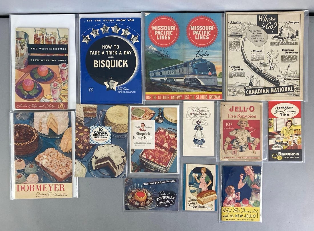 Group of Vintage Cooking Ephemera: In-House Shipping Option: If you would like to use our in-house shipping service, please select “Arrange My Own Shipping” when paying your invoice. After payment, our in-house shipping team wi