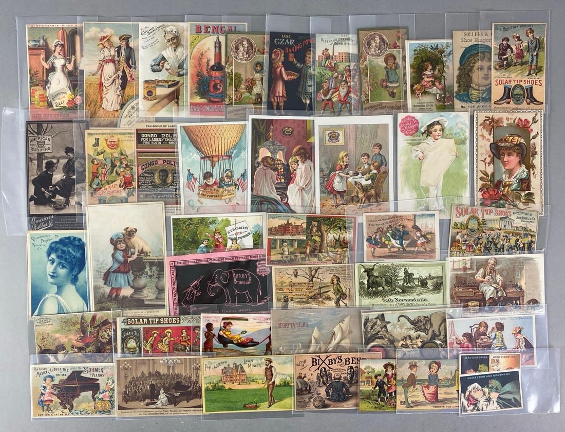 Group of Antique Trade Cards (1 of 3)