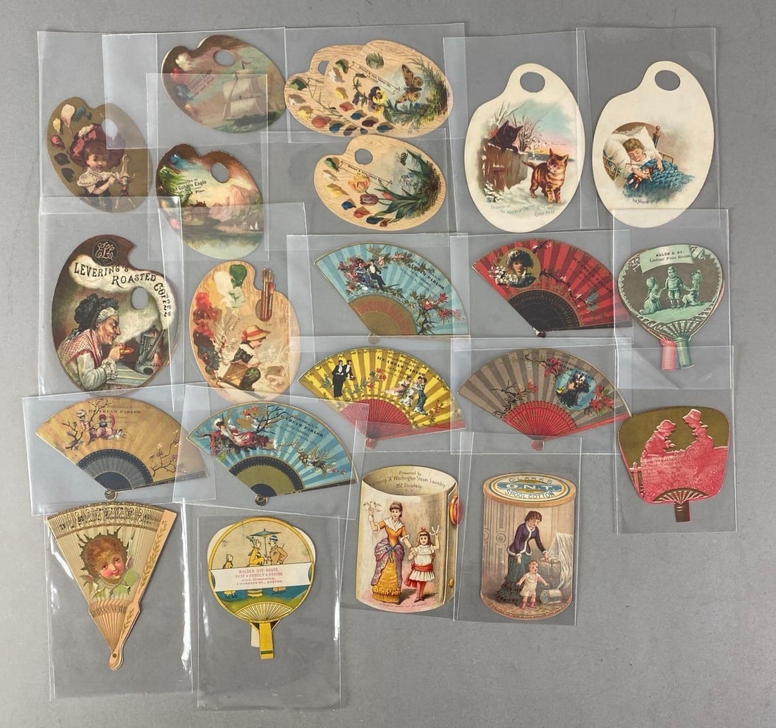 Group of Antique Trade Cards: In-House Shipping Option: If you would like to use our in-house shipping service, please select “Arrange My Own Shipping” when paying your invoice. After payment, our in-house shipping team wi